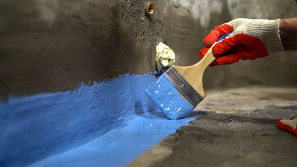 Commercial Wet Basement Repair project at a Rhoadesville, VA business property by SJ Waterproofing Pros